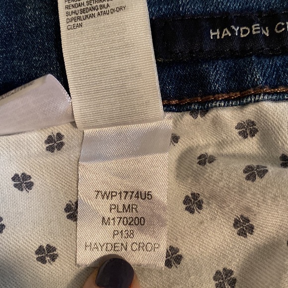 Lucky Brand Hayden Crop Skinny raw hem Medium wash Size 29 - Picture 12 of 16